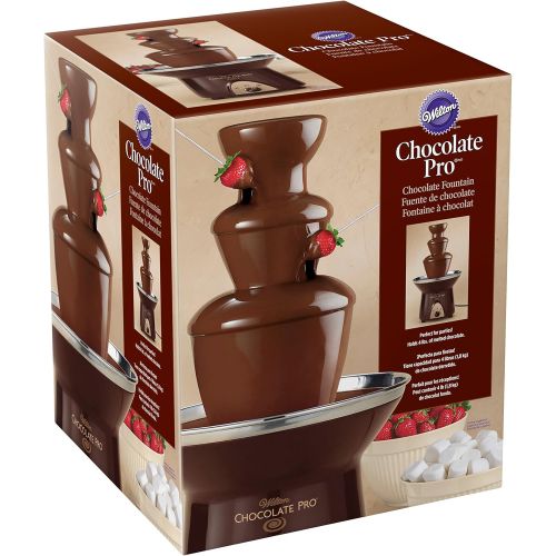  [아마존 핫딜]  [아마존핫딜]Wilton Chocolate Pro Chocolate Fountain - Chocolate Fondue Fountain, 4 lb. Capacity