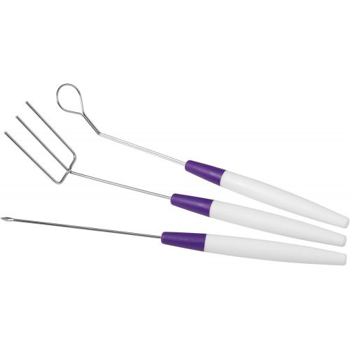  [아마존핫딜][아마존 핫딜] Wilton Candy Melts Candy Decorating Set - 5-Piece Candy Dipping Tools Set - 3-prong Dipping fork, Cradling Spoon, Spear, Slotted Spoon and Drizzling Scoop