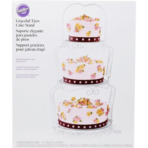  Wilton Graceful Tiers 3-Tier Cake Stand