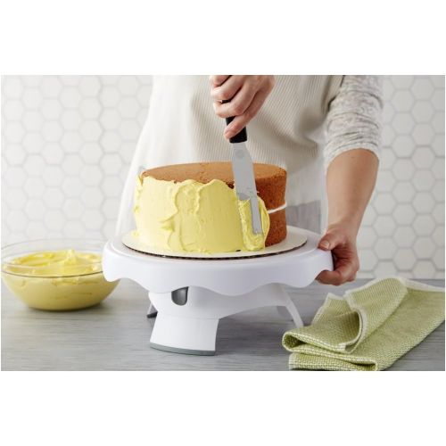  Wilton High and Low Cake Turntable-Cake Decorating Stand