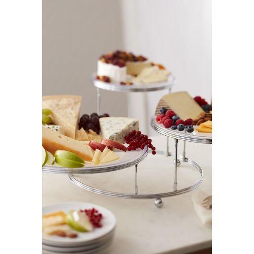  Wilton Cakes N More 3-Tier Cake Stand, Silver