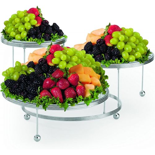  Wilton Cakes N More 3-Tier Cake Stand, Silver