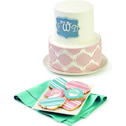  Wilton 6 Piece Plaque Fondant Cut-Outs Set