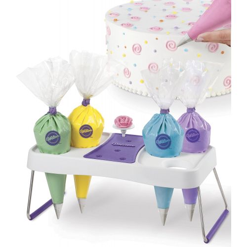  Wilton Cake Decorating Icing Bag Stand, 6-Cavity