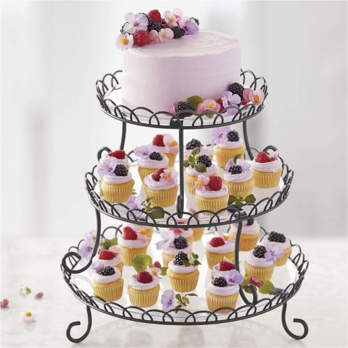  Wilton 3-Tier Customizable Iron Treat Stand, 13-Inch