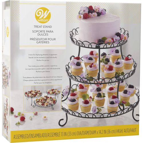  Wilton 3-Tier Customizable Iron Treat Stand, 13-Inch