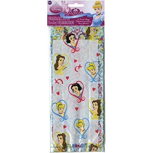  Wilton Disney Princesses Treat Bags, 4 by 9.5