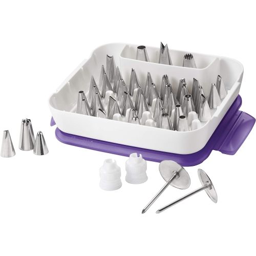  Wilton Master Decorating Tip Set, 55-Piece decorating tips, Cake Decorating Supplies: Food Decorating Tools: Kitchen & Dining