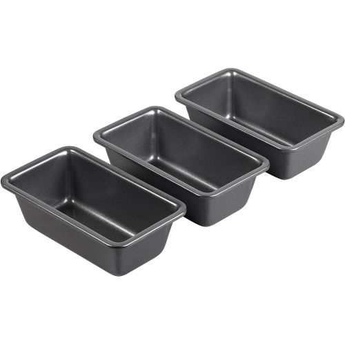  Wilton Non-Stick Mini Loaf Pan Set, 3-Piece: Kitchen & Dining