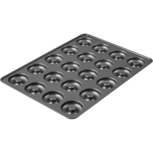  [아마존베스트]Wilton Perfect Results Non-Stick Donut Pan, 20-Cavity Donut Baking Pan