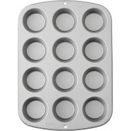 [아마존베스트]Wilton Recipe Right Muffin Pan, 12-Cup Non-Stick Muffin Pan