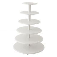 Wilton Towering Tiers Cupcake and Dessert Stand, Great for Displaying Cupcakes, Danishes and Your Favorite Hors dOeuvres, White, 3-foot, 28-Piece