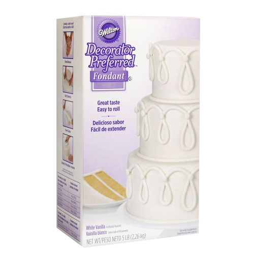  Wilton Decorator Preferred White Fondant, 5 lb