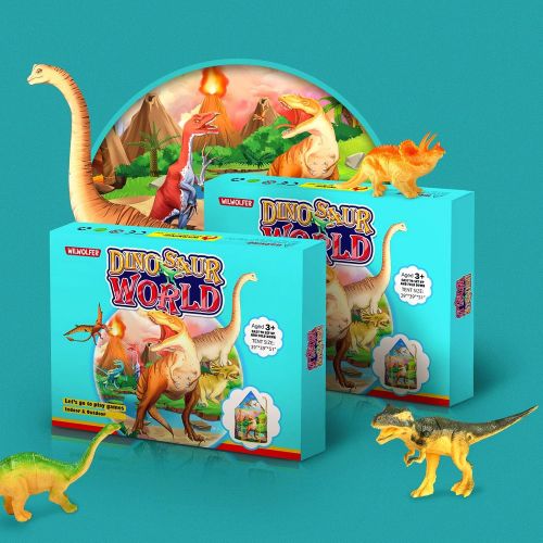  [아마존베스트]Wilwolfer Dinosaur Kids Play Tent with Dinosaur Toys for Boys & Girls, Kids Tent for Boys, Pop Up Playhouse for Children with Miniature Dinosaur Gifts, Outdoor Indoor Tents for Kids Play Gam