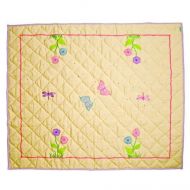Win Green LBUTFQ Butterfly Cottage Floor Quilt44; Large