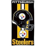 WinCraft NFL Pittsburgh Steelers Fiber Beach Towel, 9lb/30 x 60
