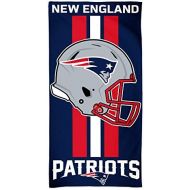 WinCraft NFL New England Patriots Fiber Beach Towel, 9lb/30 x 60