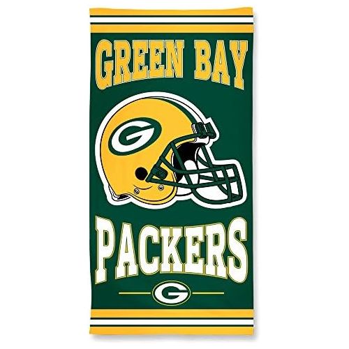  WinCraft NFL Green Bay Packers A1874515 Fiber Beach Towel, 9 lb/30 x 60