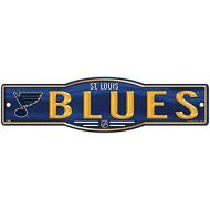 Wincraft NHL St. Louis Blues 4x17 inch Plastic Street Sign