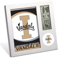 WinCraft NCAA University of Idaho Desk Clock, Black