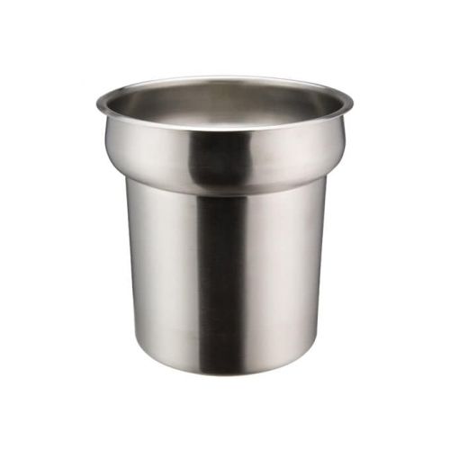  Winco INSN-4, 4-Qt Stainless Steel Round Insert