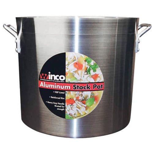  Winware by Winco Aluminum Stock Pot 12 Quart, 9.8 Diameter