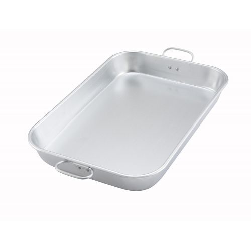  ALBP-1218, 17-34L x 11-12W x 2-14H Aluminum Bake And Roasting Pan With Drop Handle,Walmartmercial Grade Roasting Baking Pan, This pan is a versatile.., By Winco