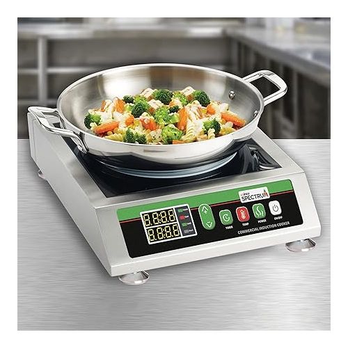  Winco EICS-18 Commercial Electric Countertop Induction Cooker 120 Volt