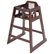 [아마존베스트]Winco CHH-103 Unassembled Wooden High Chair, Mahogany