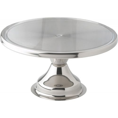  Winco CKS-13 Stainless Steel Round Cake Stand, 13-Inch