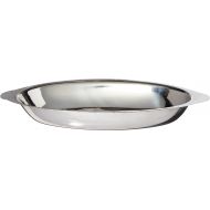 Winco Stainless Steel Oval Au Gratin Dish, 12-Ounce