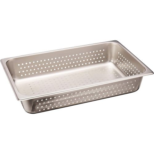  Winco Full Size Pan Perforated, 4-Inch