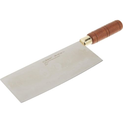  Winco Blade Chinese Cleaver w/ wooden handle ? blade 8”x3 ½” overall length 12 ½”