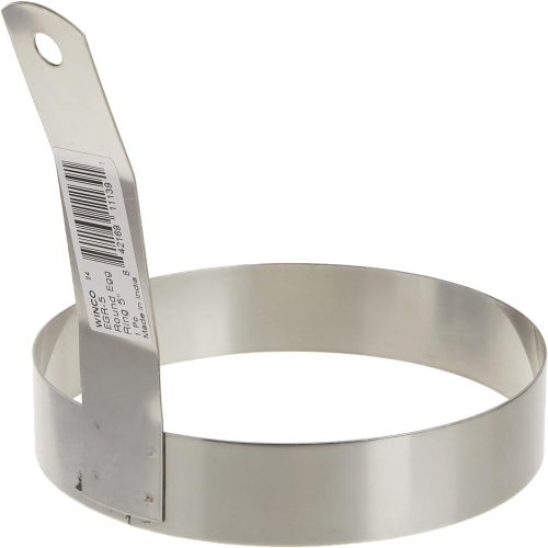  [아마존베스트]Winco 5-Inch Round Egg Ring, Medium, Stainless Steel
