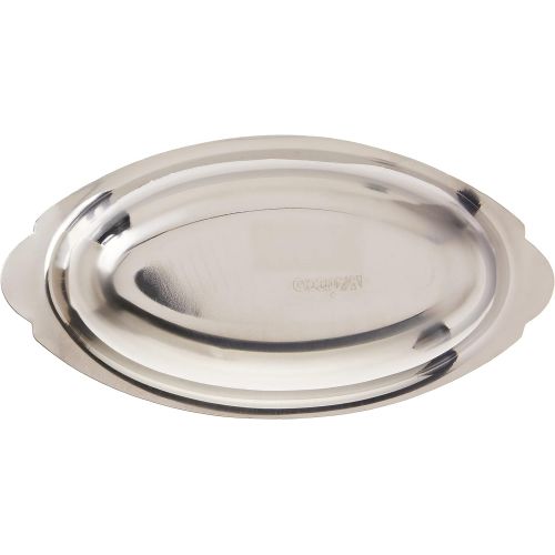  [아마존베스트]Winco Stainless Steel Oval Au Gratin Dish, 12-Ounce