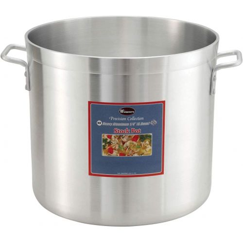  Winco ALHP-100 6.0mm Aluminum Stock Pot, 100-Quart