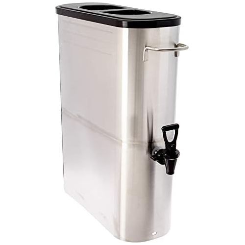  Winco SSBD-5 Stainless Steel Ice Tea Dispenser, 5-Gallon