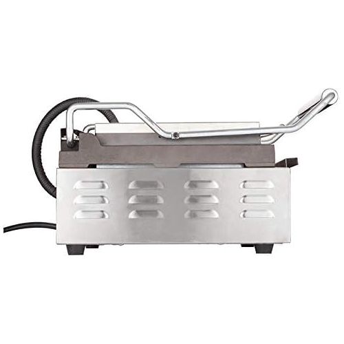  Winco EPG-1C, 14 X 16-Inch Single Surface Electric Panini Grill, 120V~60Hz, 1800W, 15A, NSF, Sandwich Press, Panini Maker, Panini Press