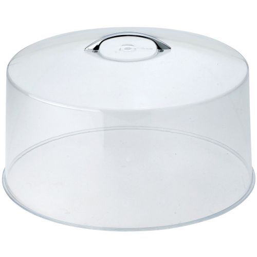  Winco 13inch Stainless Steel Cake Stand CKS-13, with Matching Acrylic Cover CKS-13C - Gift Set