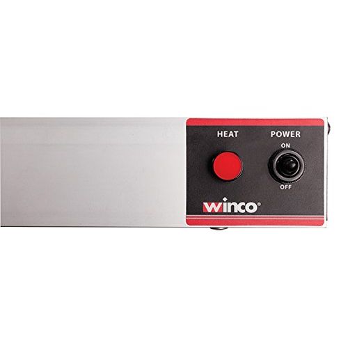  Winco ESH-60, 60-Inch Electric Strip Heater, 1400W, 12A, Commercial Grade Infrared Food Warmer, Pass-Through Stations Heating, ETL