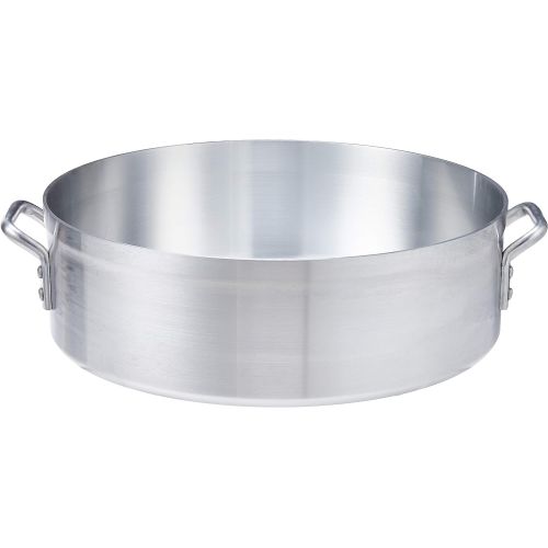  [아마존베스트]Winco USA Super Aluminum Braizer, Heavy Weight, 24 Quart, Aluminum