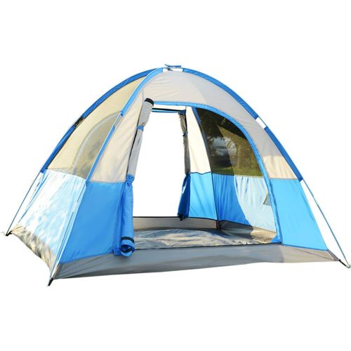  Wind Tour 3-4 Person Lightweight Backpacking Camping Tent Waterproof Double Layer Family Tent for Hiking Fishing Outdoor Travel Picnic