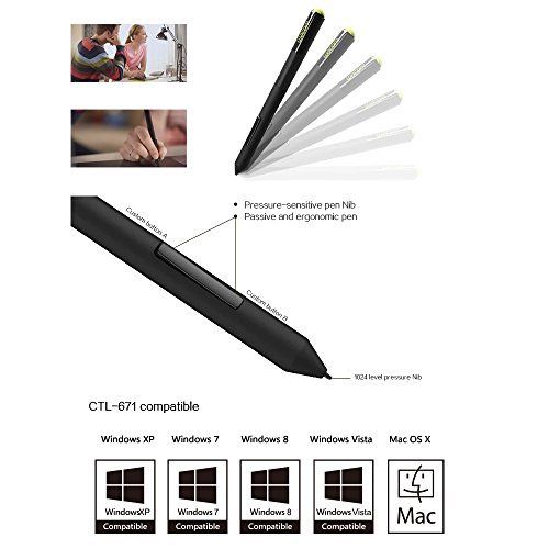  Wacom banboo one Pen Tablet for PC  MAC (CTL671) Color: CTL671, Model: , Tools & Outdoor Store