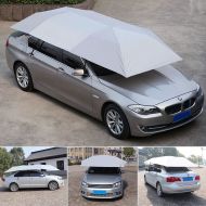 Windshield Super PDR Semi-Automatic Tent Movable Carport Blue Folded Portable Car Umbrella Universal Sunshade 157.48X86.62