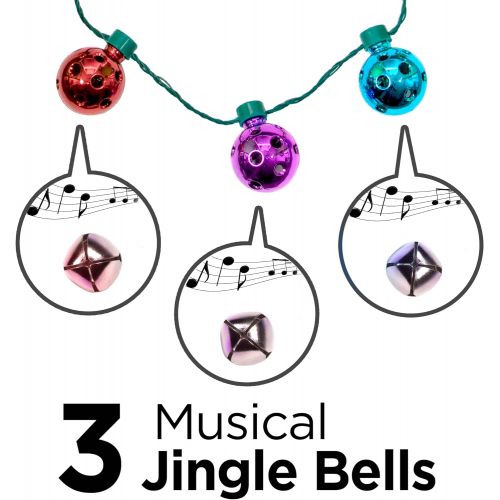  [아마존핫딜][아마존 핫딜] Windy City Novelties LED Holiday Jingle Bell Necklace for Kids and Adults