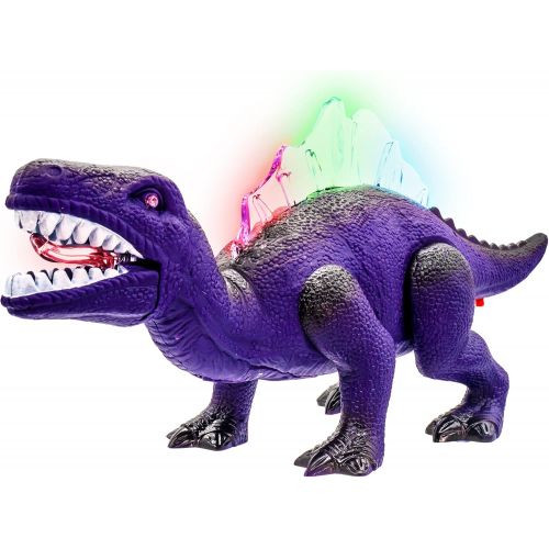  Windy City Novelties LED Light Up and Walking Realistic Dinosaur with Sound