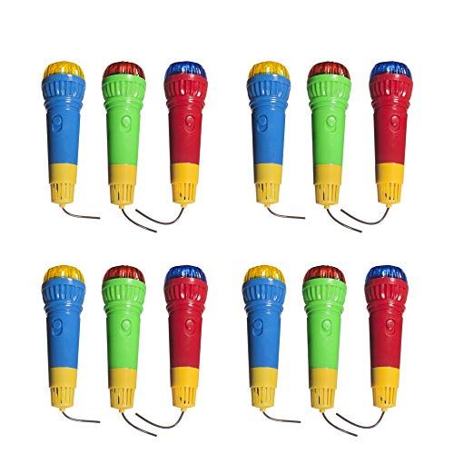  [아마존베스트]Windy City Novelties Echo Play Microphone Toy for Kids | 12 Pack | 10 inches