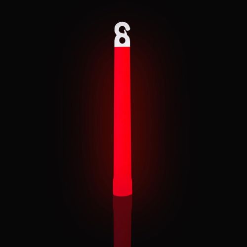  Windy City Novelties Be Ready Red Glow Sticks - Industrial Grade 12 Hour Illumination Emergency Safety Chemical Light Glow Sticks (36 Pack)