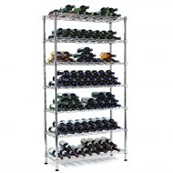 Wine Enthusiast 126 Bottles Steel Pantry Wine Rack