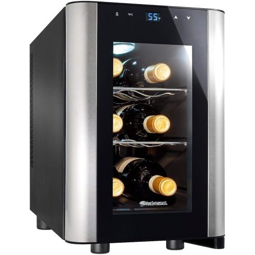  [아마존베스트]Wine Enthusiast 6-Bottle Countertop Wine Cooler